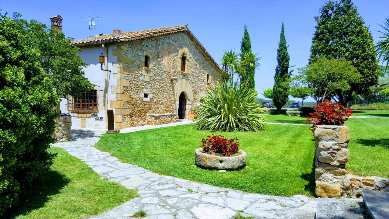 Hotel Mas Solà Santa Coloma De Farners Exterior foto